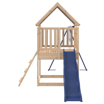 Spielturm Massivholz Kiefer