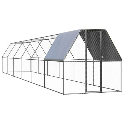 Hühnerkäfig 2X4X2 M Verzinkter Stahl