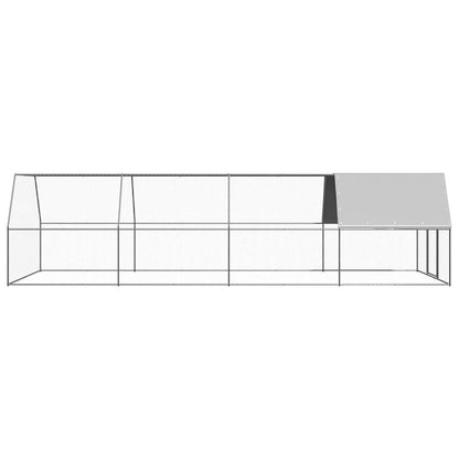 Hühnerkäfig 3X8X2 M Verzinkter Stahl