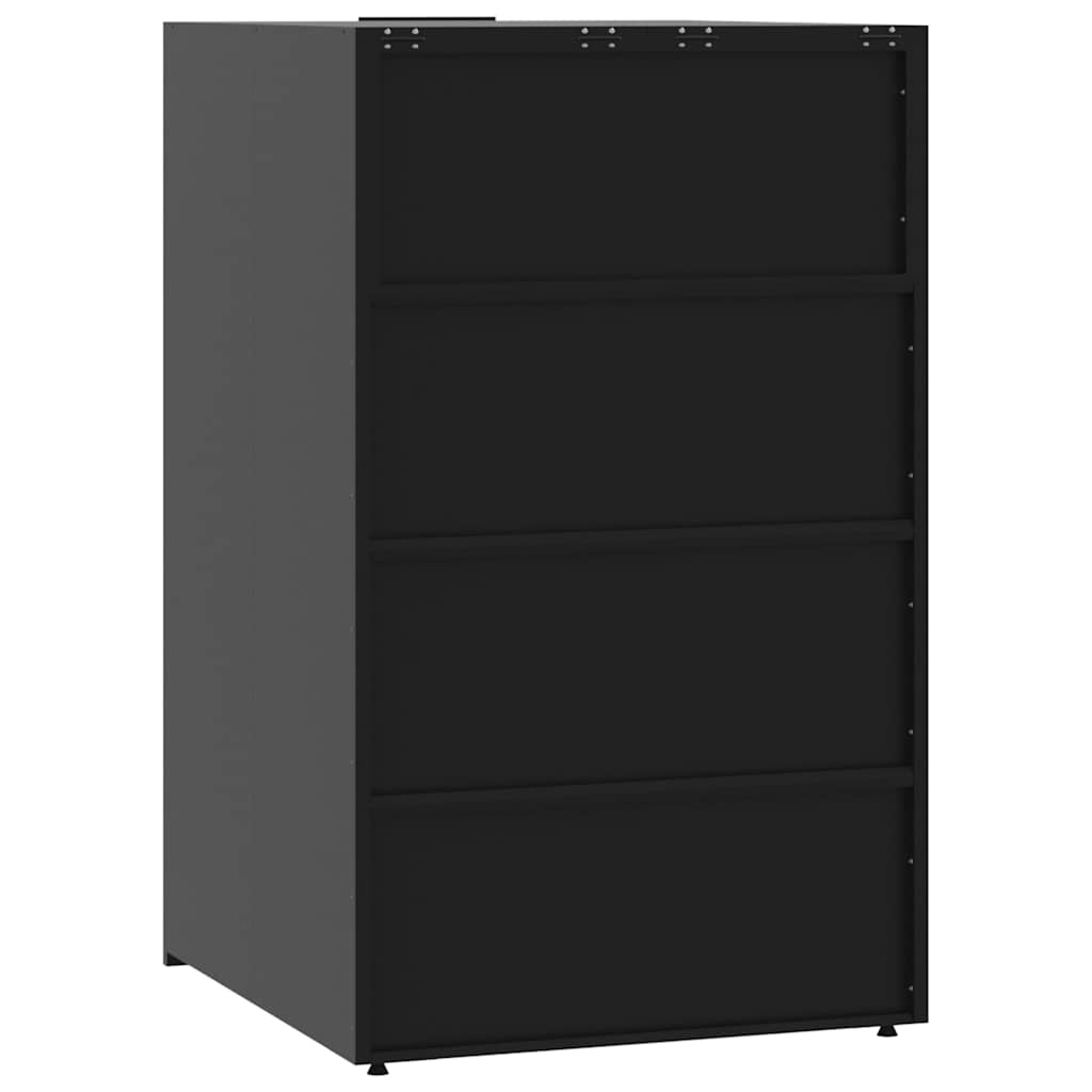 Mülltonnenbox Für 2 Tonnen 138X79X117 Cm Stahl