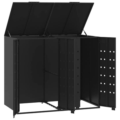 Mülltonnenbox Für 2 Tonnen 138X79X117 Cm Stahl