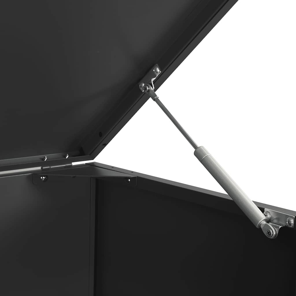 Mülltonnenbox Für 4 Tonnen 276X79X117 Cm Stahl