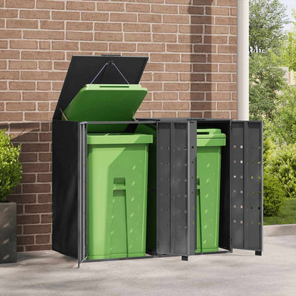 Mülltonnenbox Für 2 Tonnen 138X79X117 Cm Stahl