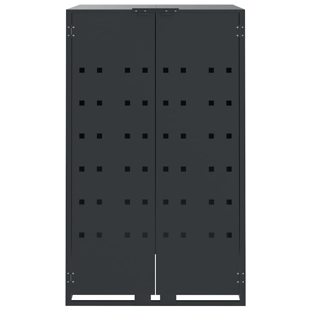 Mülltonnenbox Für 2 Tonnen 138X79X117 Cm Stahl