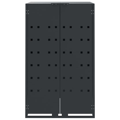 Mülltonnenbox Für 2 Tonnen 138X79X117 Cm Stahl