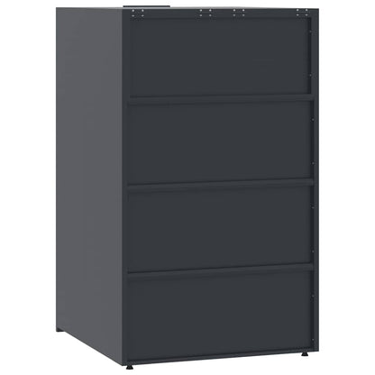 Mülltonnenbox Für 2 Tonnen 138X79X117 Cm Stahl