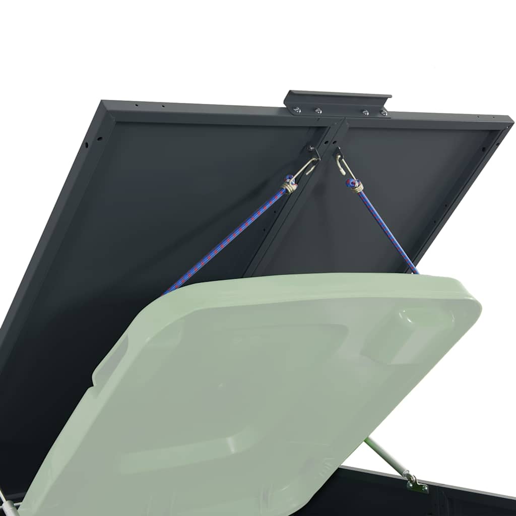 Mülltonnenbox Für 2 Tonnen 138X79X117 Cm Stahl