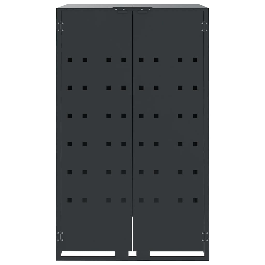 Mülltonnenbox Für 3 Tonnen 207X79X117 Cm Stahl