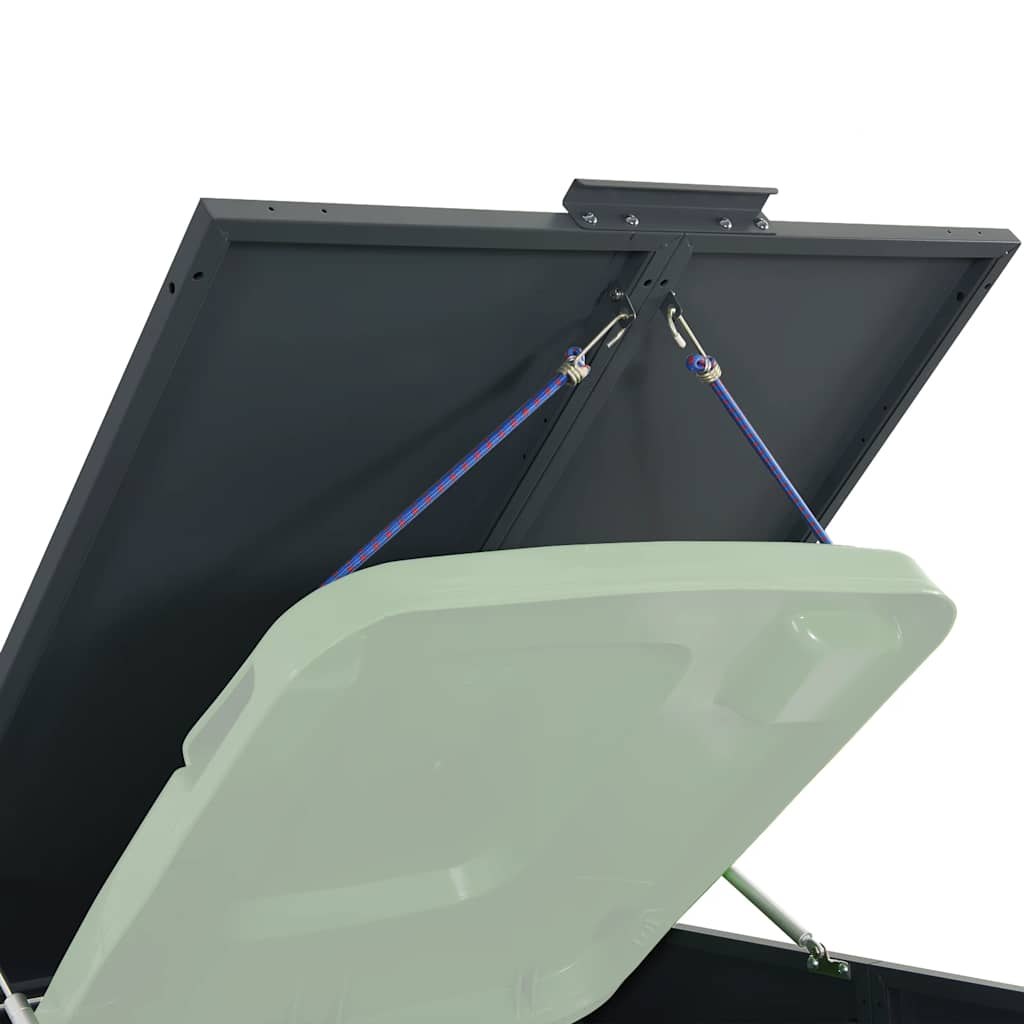 Mülltonnenbox Für 3 Tonnen 207X79X117 Cm Stahl