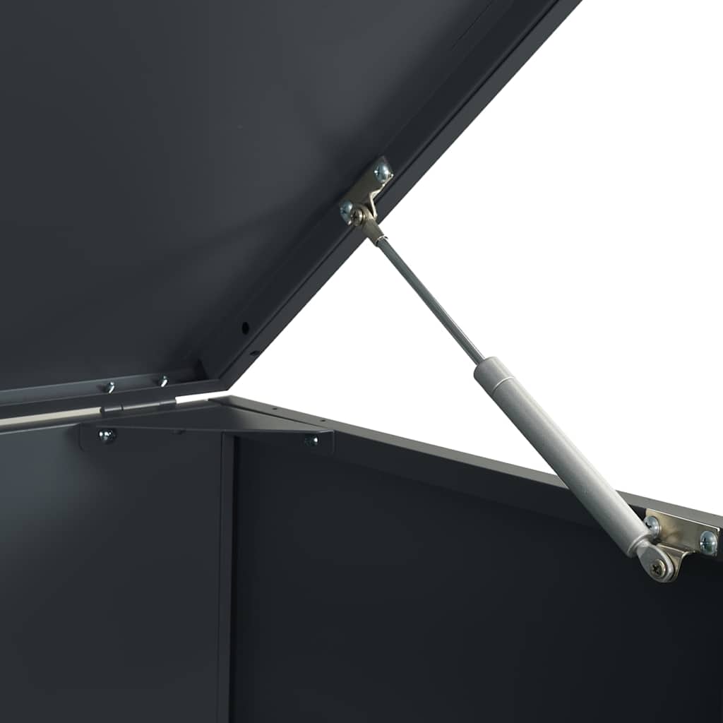 Mülltonnenbox Für 3 Tonnen 207X79X117 Cm Stahl