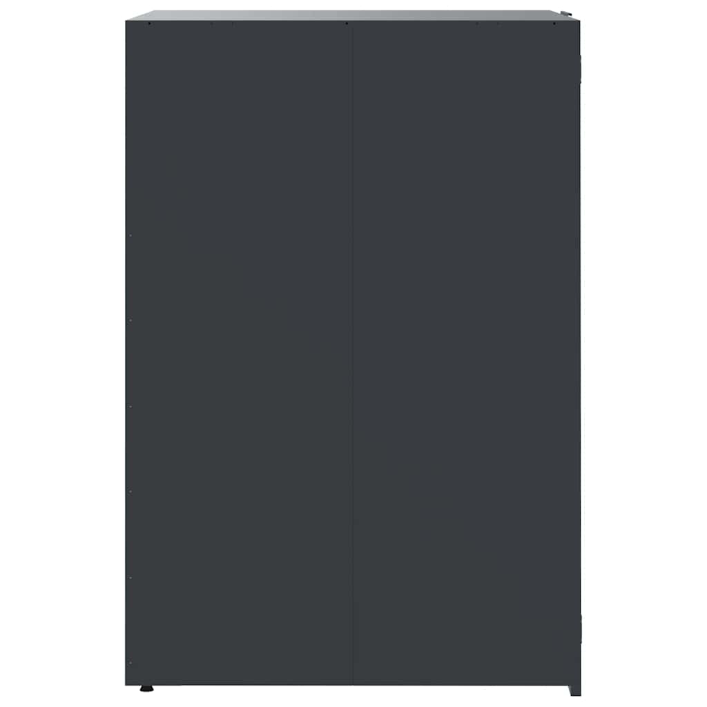 Mülltonnenbox Für 5 Tonnen 345X79X117 Cm Stahl