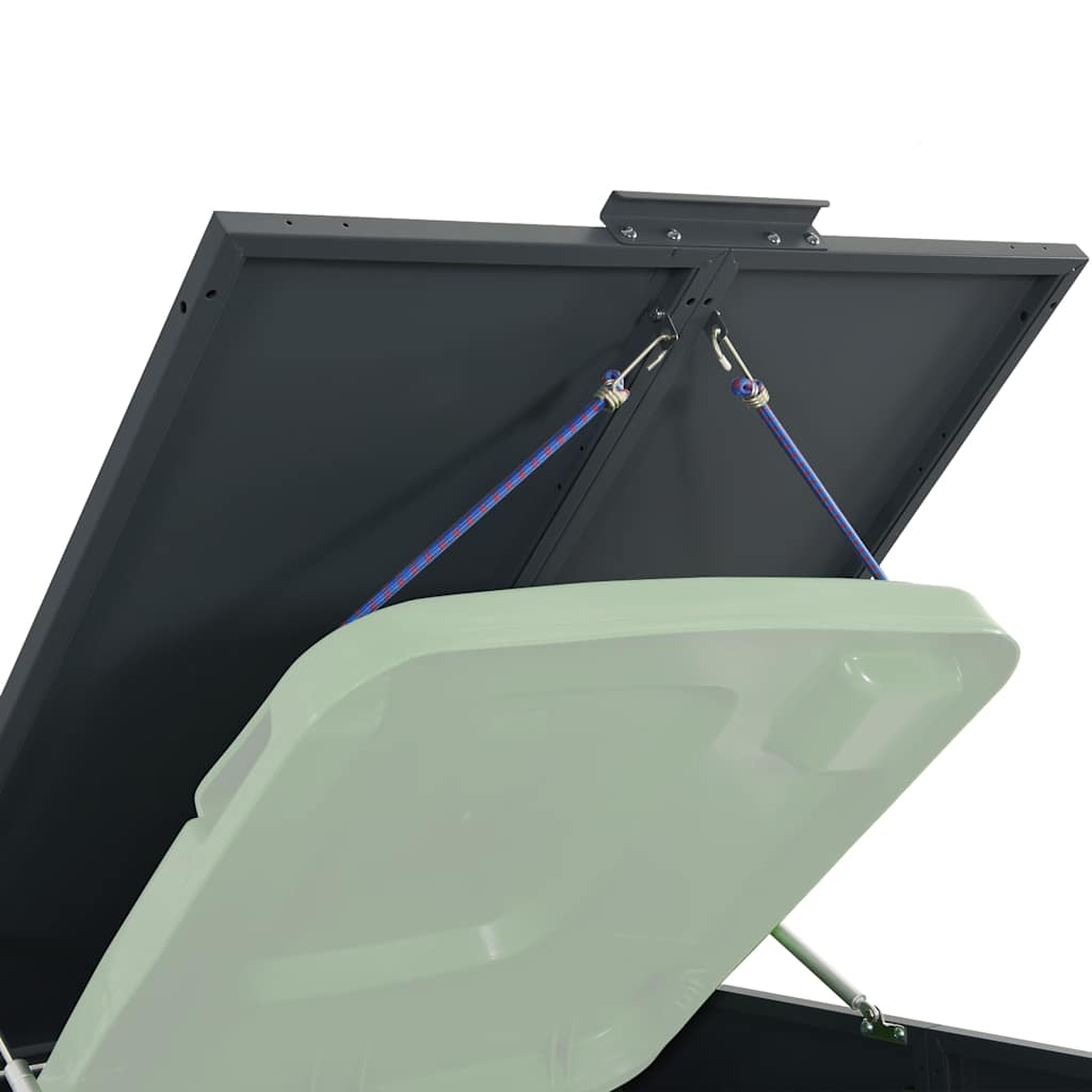 Mülltonnenbox Für 5 Tonnen 345X79X117 Cm Stahl