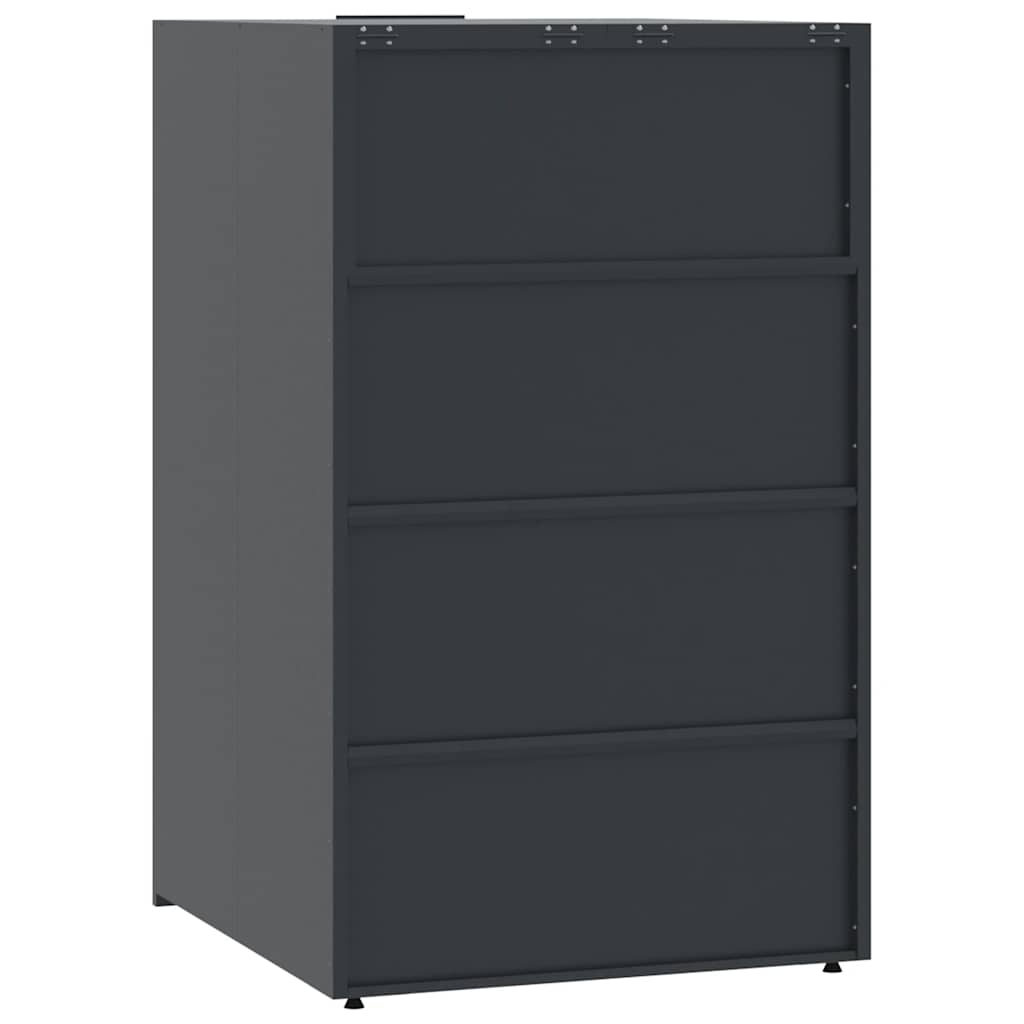 Mülltonnenbox Für 6 Tonnen 414X79X117 Cm Stahl