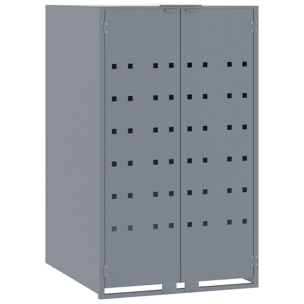 Mülltonnenbox Für 2 Tonnen 138X79X117 Cm Stahl