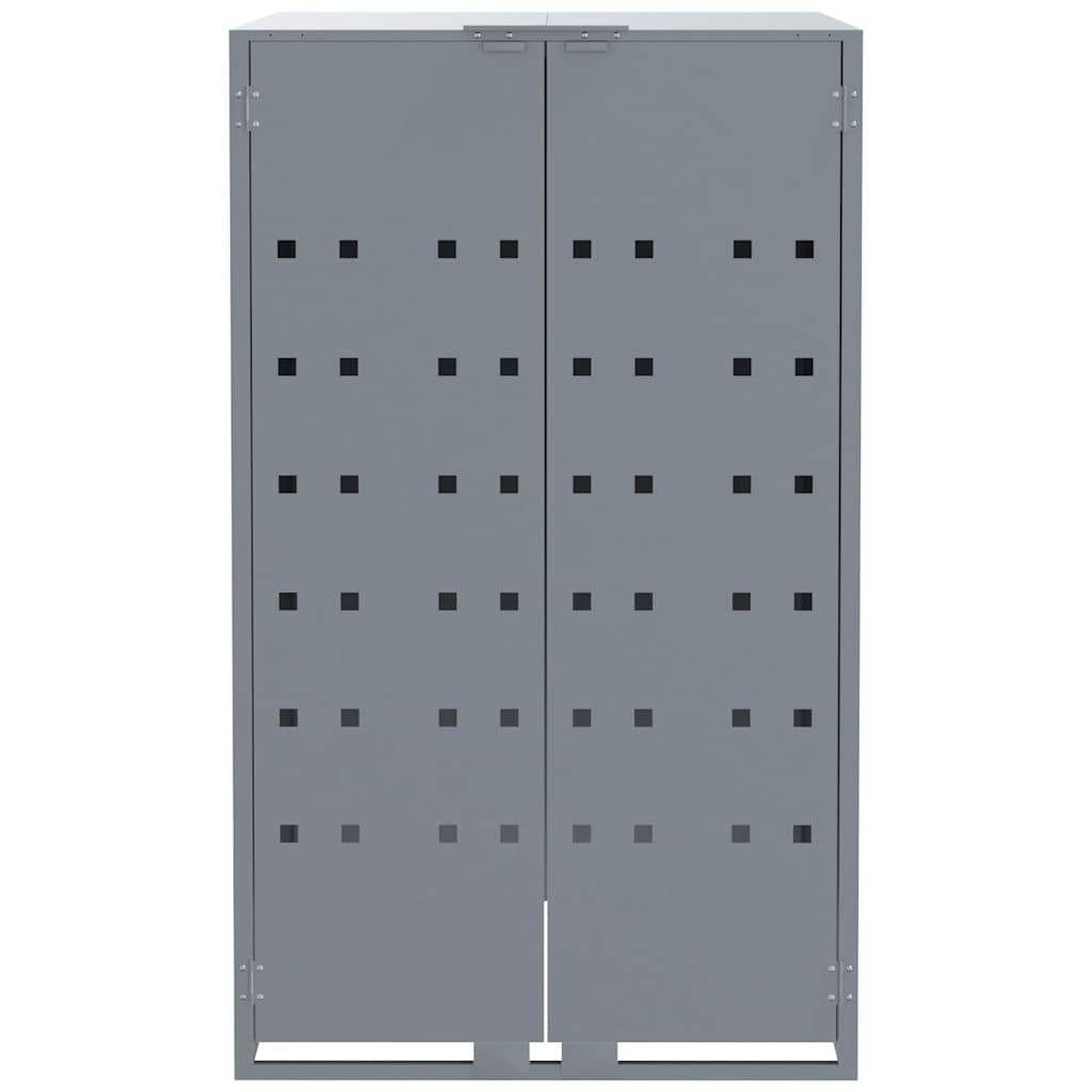Mülltonnenbox Für 2 Tonnen 138X79X117 Cm Stahl