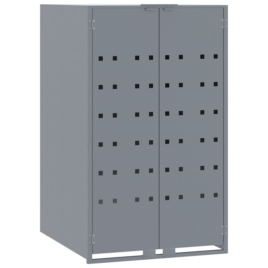 Mülltonnenbox Für 3 Tonnen 207X79X117 Cm Stahl