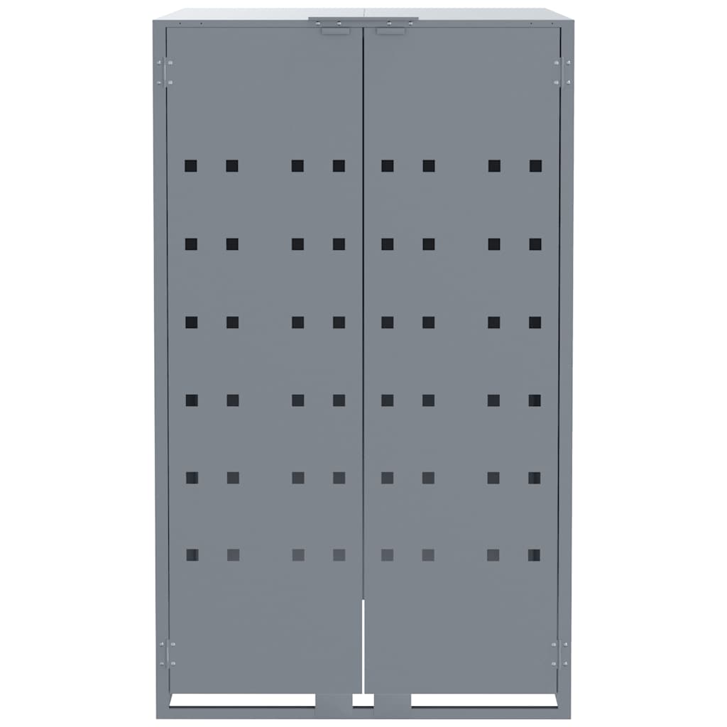 Mülltonnenbox Für 3 Tonnen 207X79X117 Cm Stahl