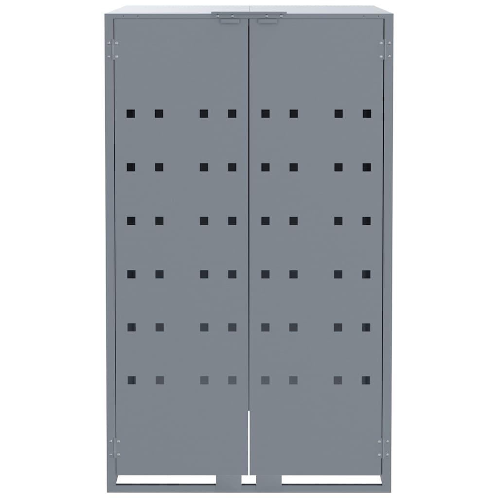 Mülltonnenbox Für 5 Tonnen 345X79X117 Cm Stahl