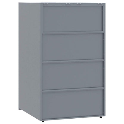 Mülltonnenbox Für 6 Tonnen 414X79X117 Cm Stahl