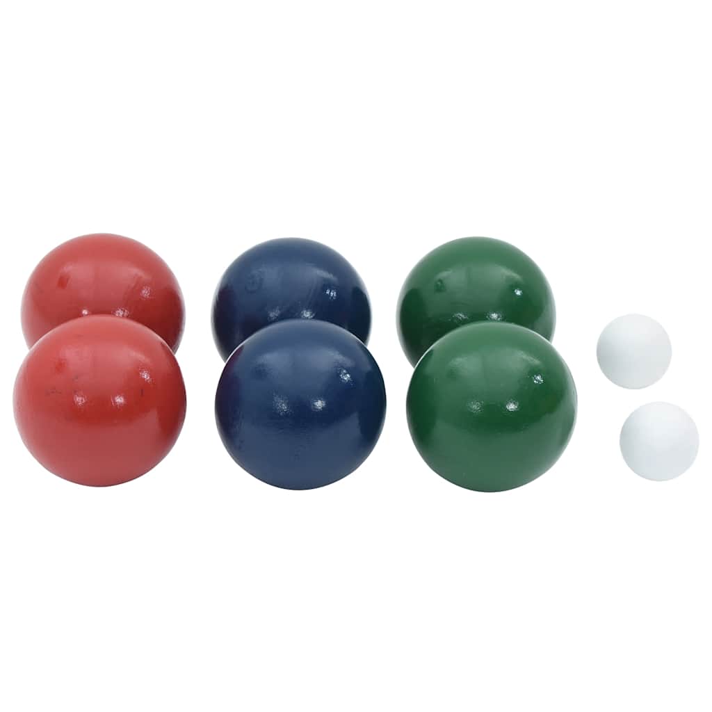 8-Tlg. Boccia-Spielset Mit Tragetasche Massivholz Kiefer