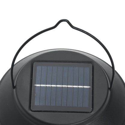 Solar-Außenwandleuchten 4 Stk. Flackerndes Licht