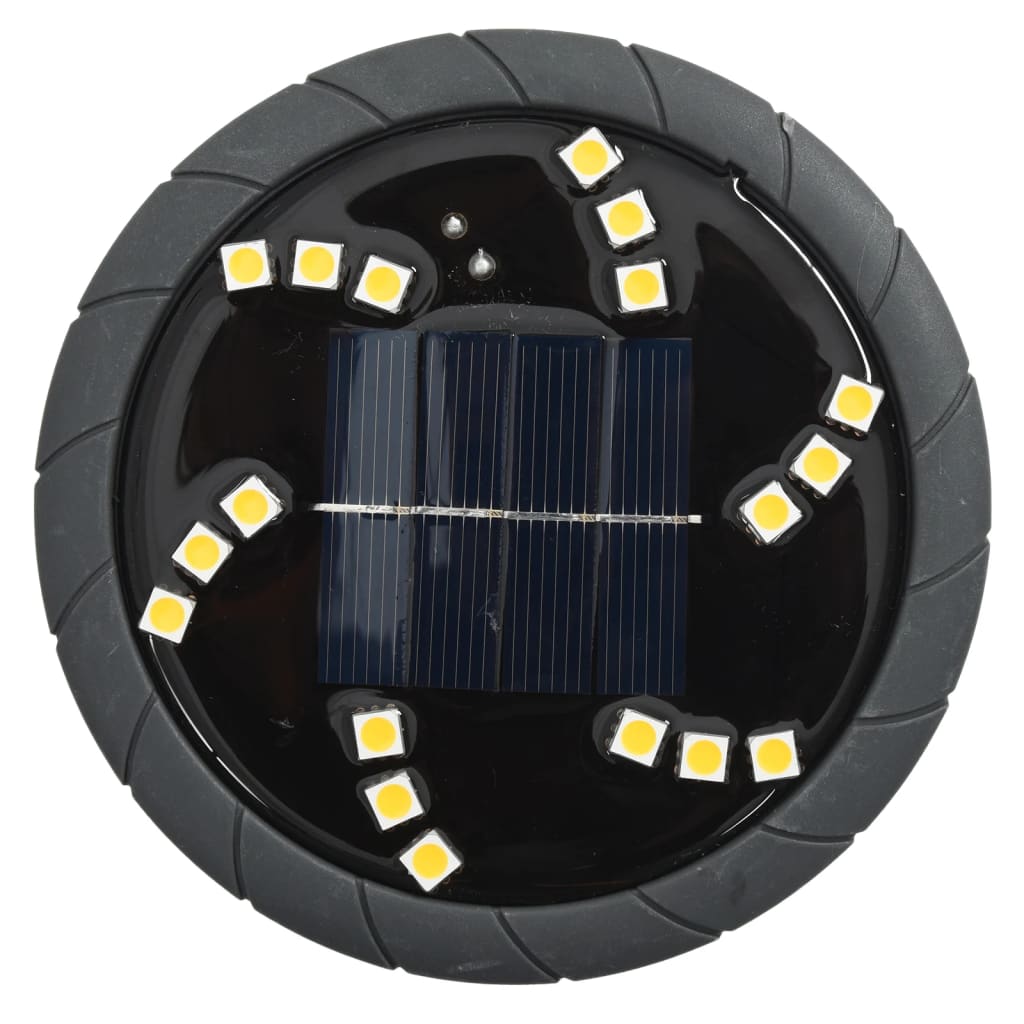 Solar-Bodenleuchten Mit Erdspieß 12 Stk. Warmweiß