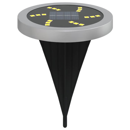 Solar-Bodenleuchten Mit Erdspieß 12 Stk. Warmweiß
