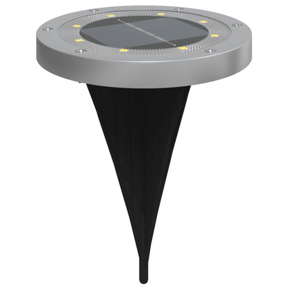Solar-Bodenleuchten Mit Erdspieß 4 Stk. Warmweiß