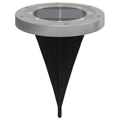 Solar-Bodenleuchten Mit Erdspieß 12 Stk. Warmweiß
