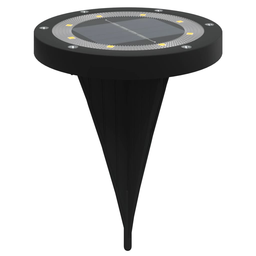Solar-Bodenleuchten Mit Erdspieß 12 Stk. Warmweiß