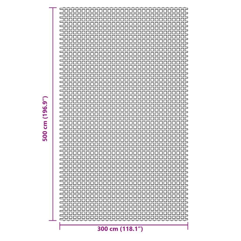 Zeltteppich 5X3 M