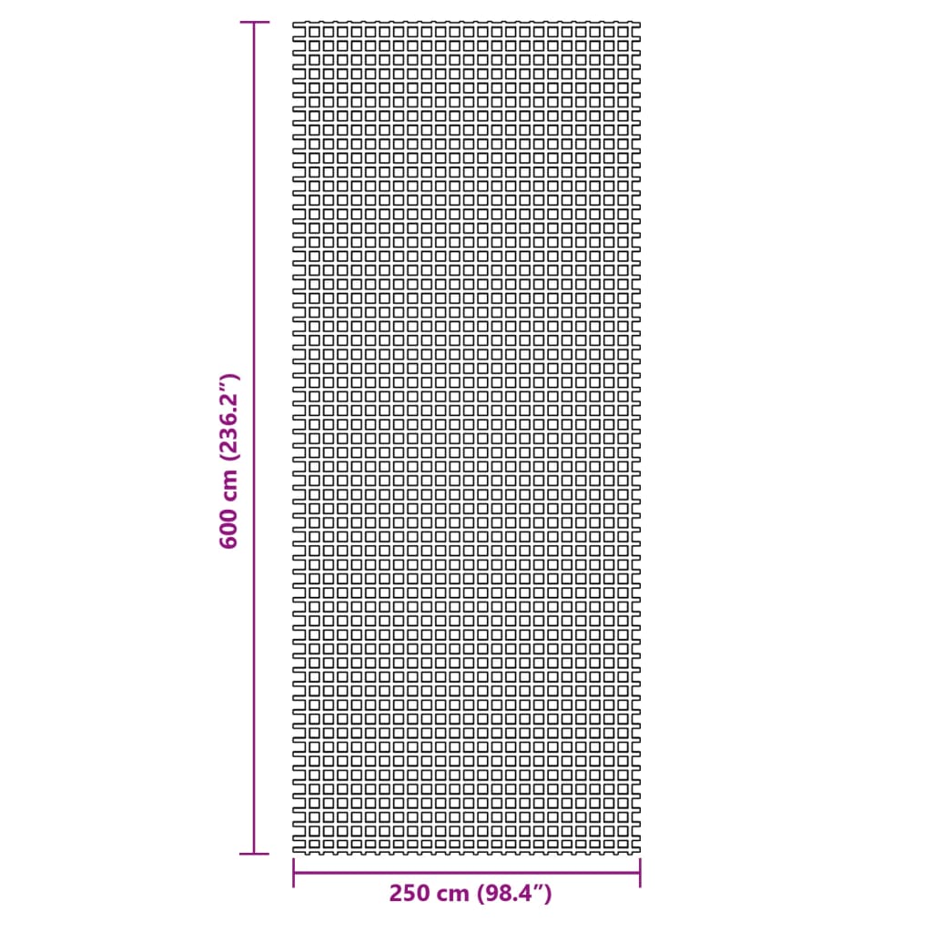 Zeltteppich 6X2,5 M