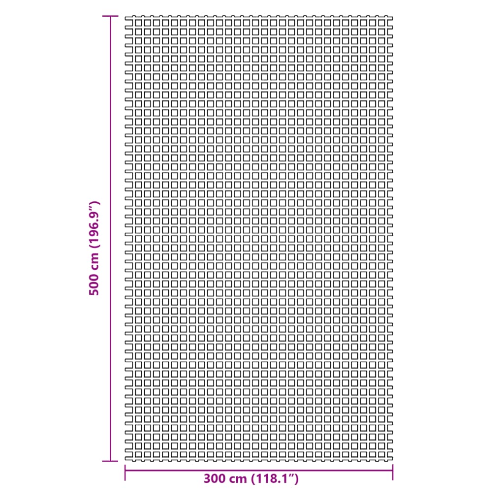 Zeltteppich 5X3 M