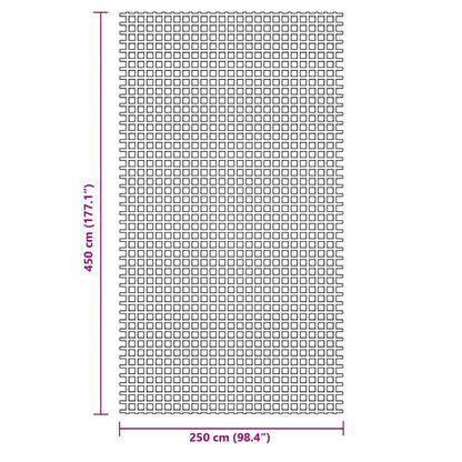 Zeltteppich 4,5X2,5 M