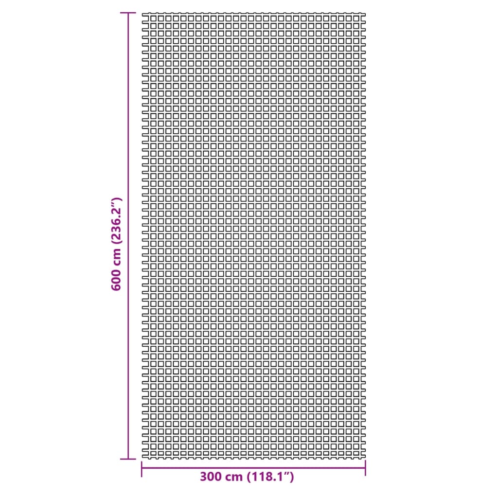 Zeltteppich 6X3 M