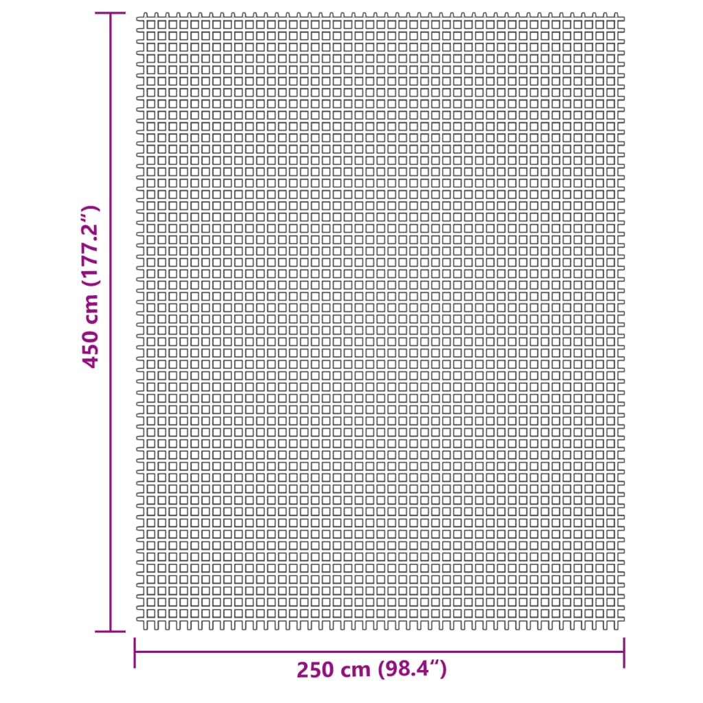 Zeltteppich 4,5X2,5 M
