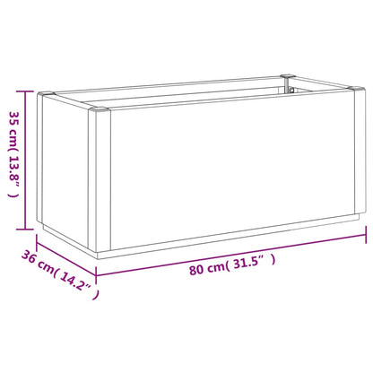 Pflanzkübel 80X36X35 Cm Pp