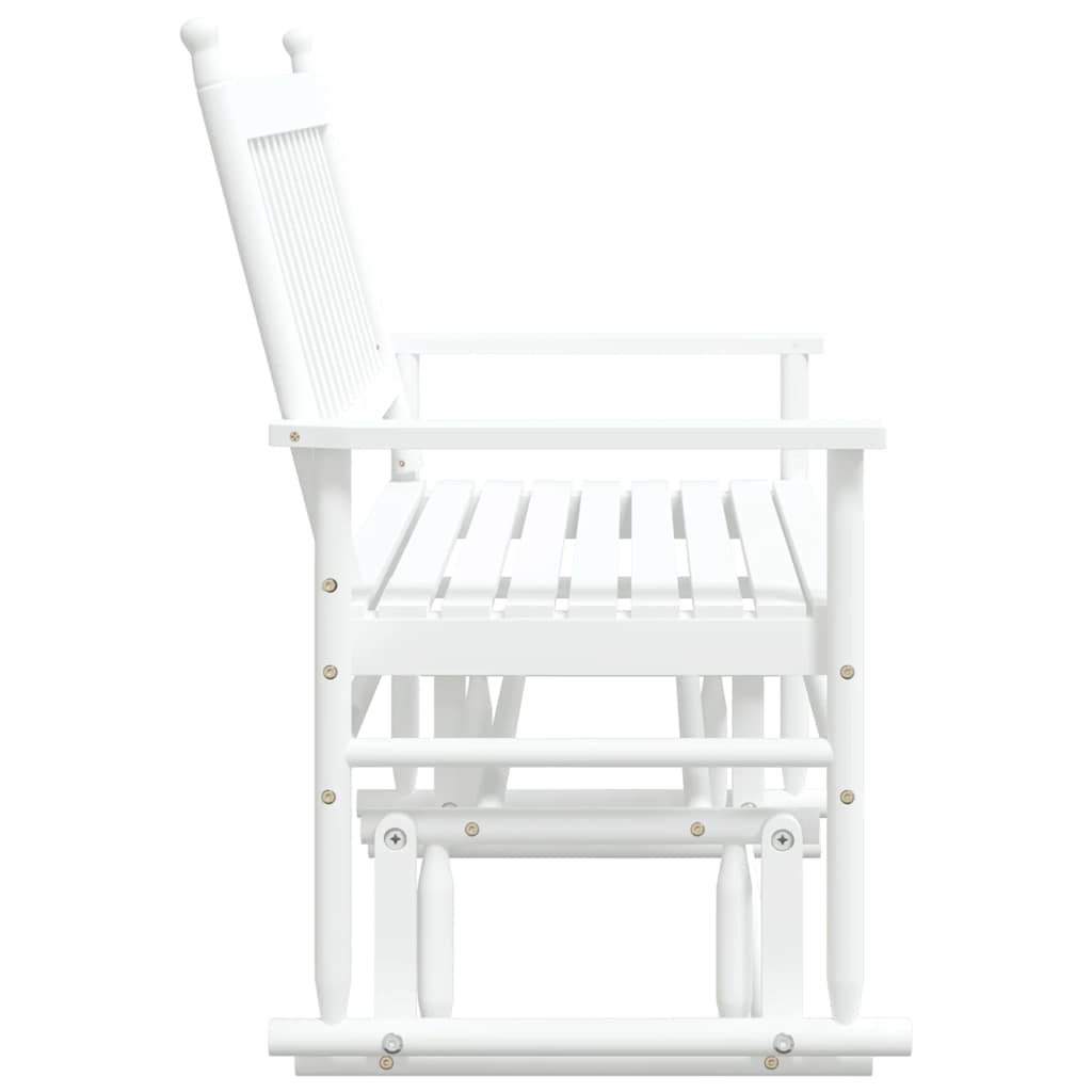 Schaukelbank 118X70X104,5 Cm Massivholz Pappel