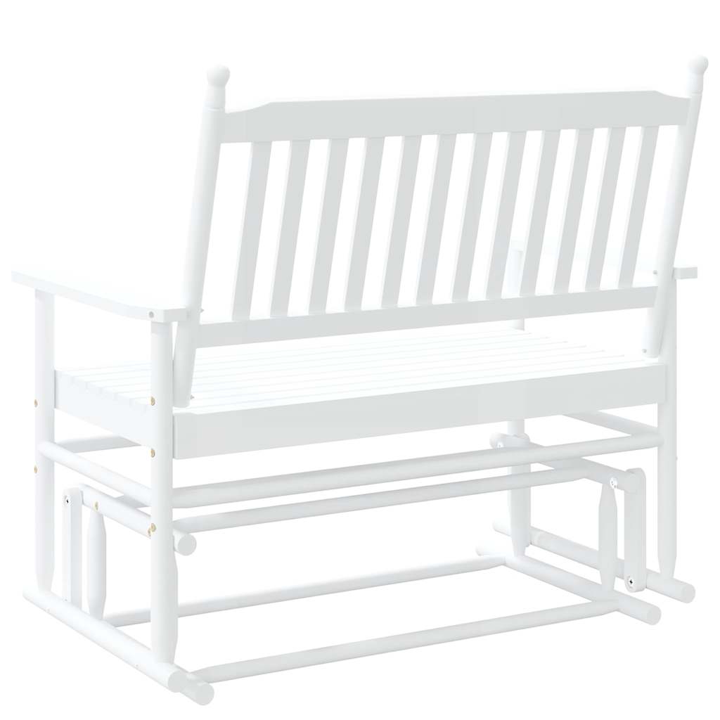 Schaukelbank 118X70X104,5 Cm Massivholz Pappel