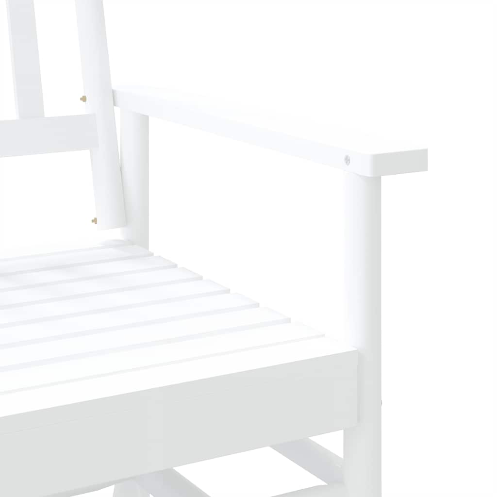 Schaukelbank 118X70X104,5 Cm Massivholz Pappel
