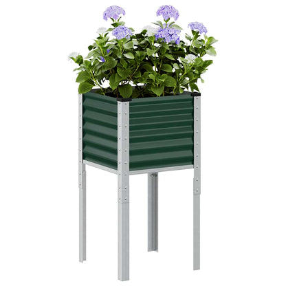 Pflanzkübel Grau 100X45X90 Cm Stahl