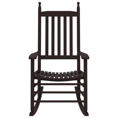 Schaukelstühle Mit Gebogenen Sitzen 2 Stk. Pappelholz