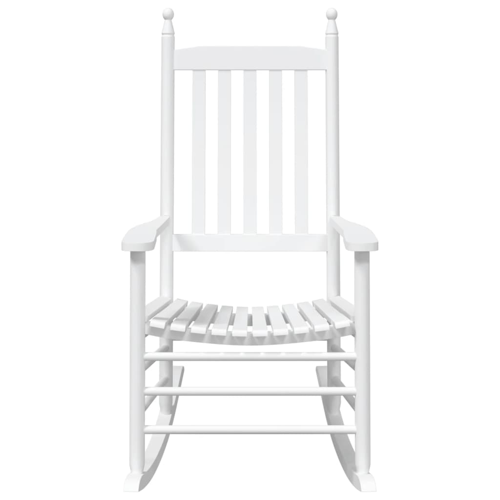 Schaukelstühle Mit Gebogenen Sitzen 2 Stk Massivholz Tanne