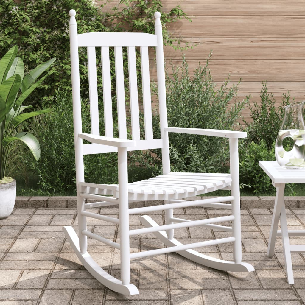 Schaukelstühle Mit Gebogenen Sitzen 2 Stk Massivholz Tanne