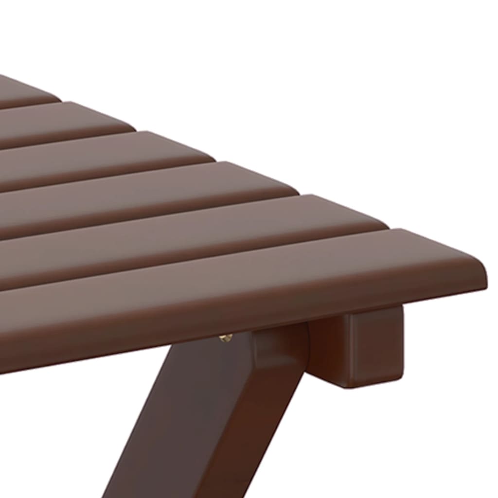 Schaukelstühle 2 Stk. Mit Klapptisch Massivholz Pappel