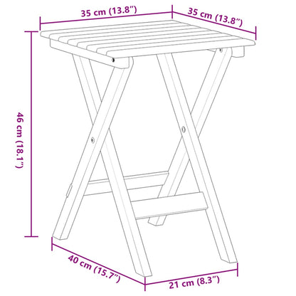 Schaukelstühle 2 Stk. Mit Klapptisch Massivholz Pappel