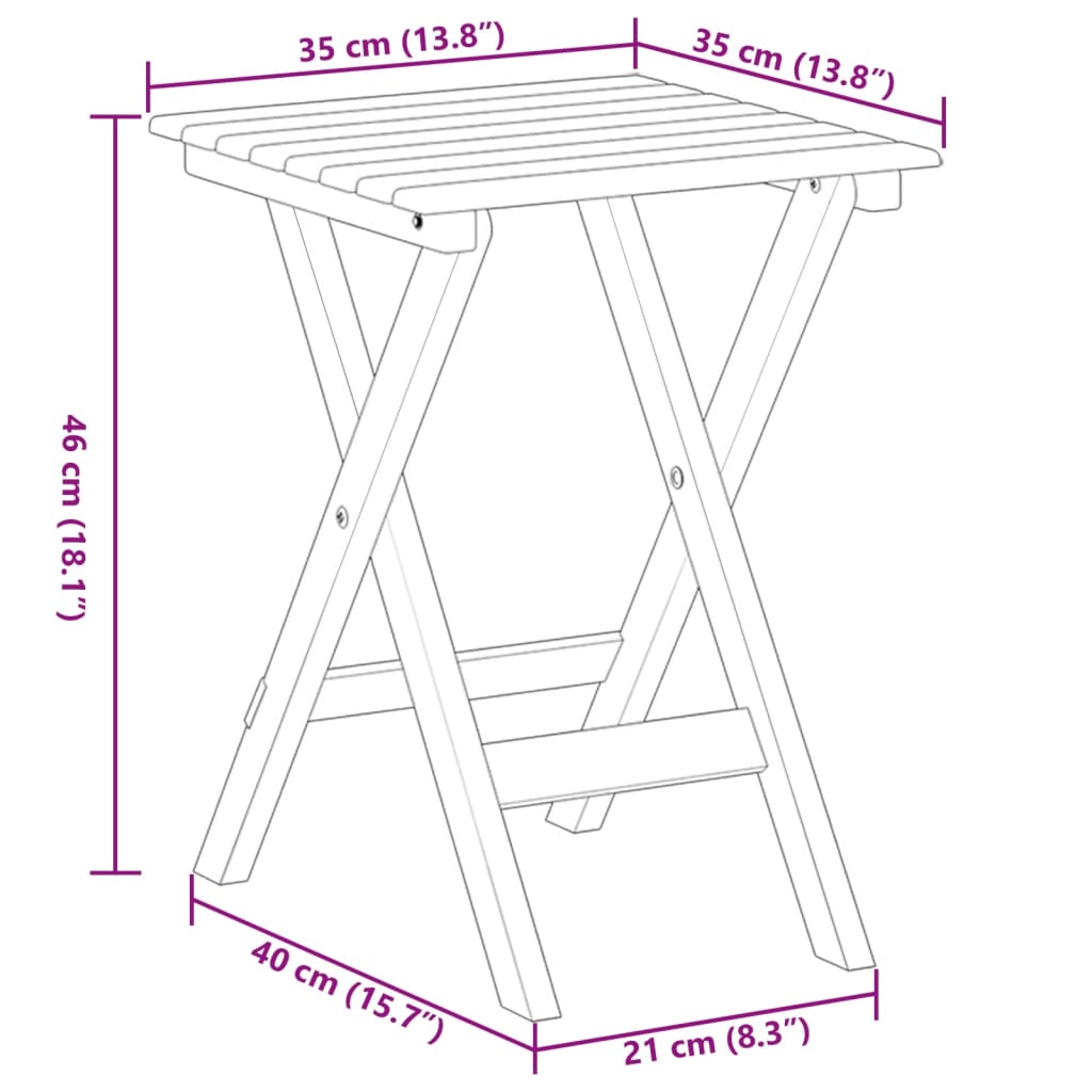 Schaukelstühle 2 Stk. Mit Klapptisch Massivholz Pappel