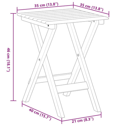 Schaukelstühle 2 Stk. Mit Klapptisch Massivholz Pappel