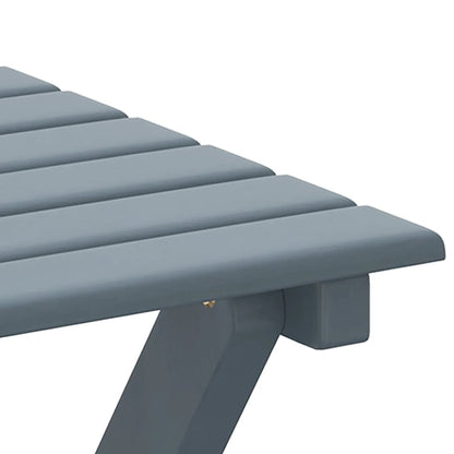 Schaukelstühle 2 Stk. Mit Klapptisch Massivholz Pappel