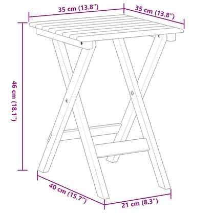 Schaukelstühle 2 Stk. Mit Klapptisch Massivholz Pappel